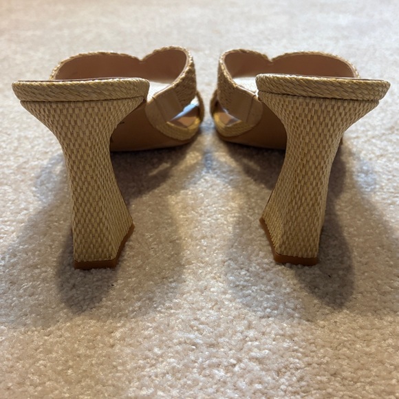 Dolce Vita “Nitro” Raffia Sandal Heels NWOT - Picture 4 of 6